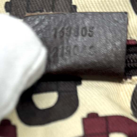 Auth Gucci GG Monogram Brown Embossed Guccissima Leather Princy Tote Bag - Picture 12 of 16